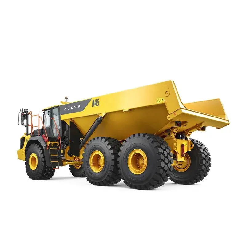 Arriendo de Camión Articulado 45 m3 Volvo modelo A45G en SK Rental con cobertura nacional.